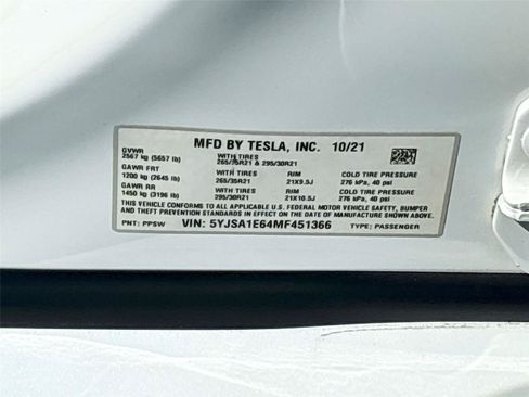 Used 2021 Tesla Model S Plaid AWD/4WD image 32
