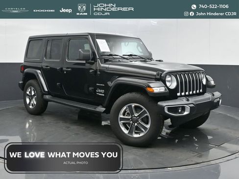 Certified 2022 Jeep Wrangler Unlimited Sahara image 1