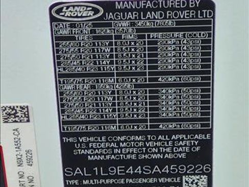 Certified 2025 Land Rover Range Rover Sport Dynamic SE AWD/4WD image 26