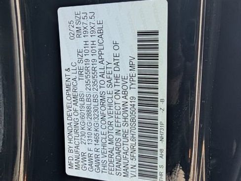 Used 2025 Honda Odyssey Sport-L image 33