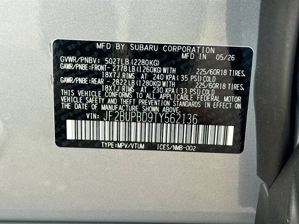 New 2026 Subaru Outback Premium AWD/4WD image 30