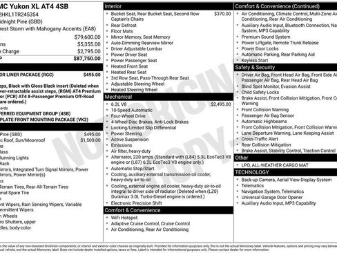 New 2026 GMC Yukon XL AT4 w/ LPO, Floor Liner Package AWD/4WD image 33