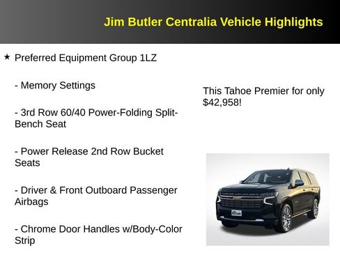 Used 2022 Chevrolet Tahoe Premier w/ Premium Package image 5