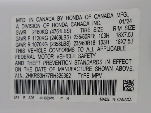 Used 2024 Honda CR-V EX-L image 55
