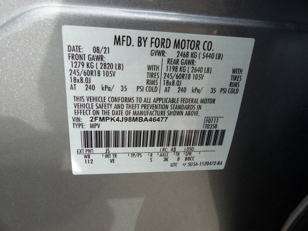 Used 2021 Ford Edge SEL w/ Convenience Package AWD/4WD image 13