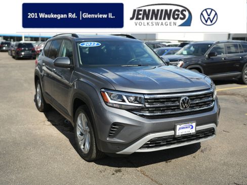 Used 2022 Volkswagen Atlas SE w/ Panoramic Sunroof Package image 1