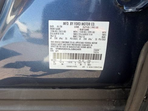 Used 2020 Ford Explorer XLT AWD/4WD image 17