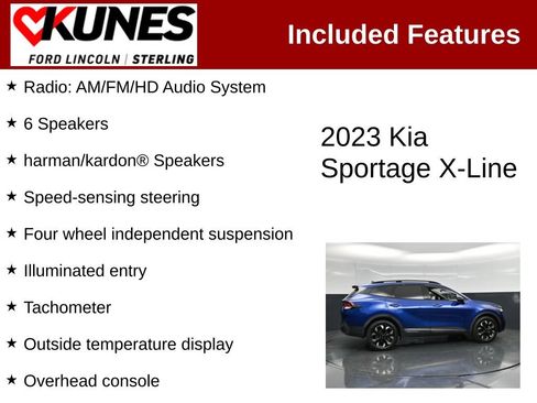 Used 2023 Kia Sportage X-Line w/ X-Line Premium Package AWD/4WD image 3