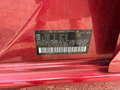 Used 2022 Subaru Impreza 2.0i AWD/4WD image 19