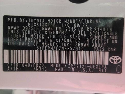 Used 2022 Toyota Corolla LE image 33