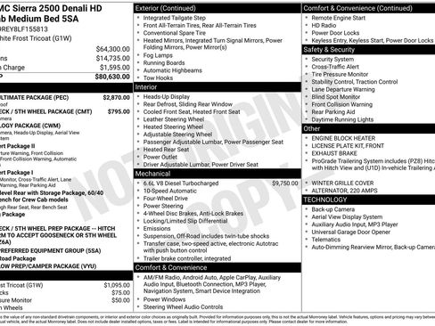 Used 2020 GMC Sierra 2500 Denali w/ Denali Ultimate Package AWD/4WD image 2