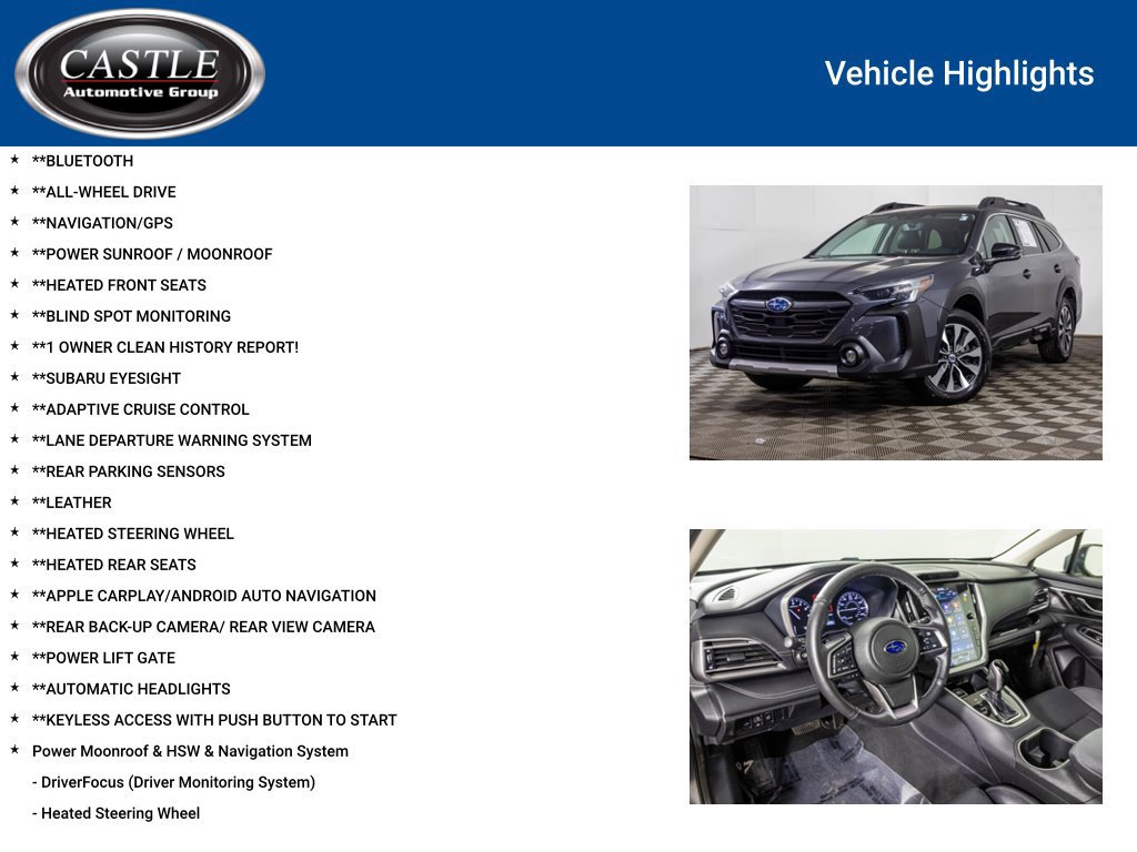 Used 2023 Subaru Outback Limited AWD/4WD image 3