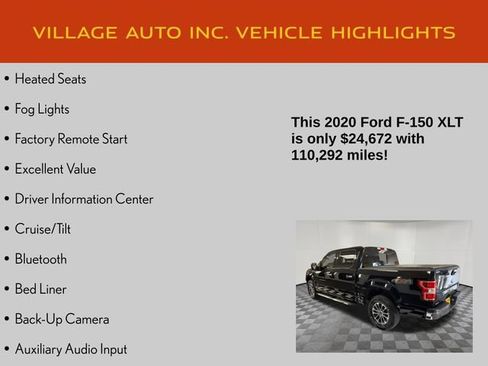 Used 2020 Ford F150 XLT w/ Equipment Group 302A Luxury AWD/4WD image 14