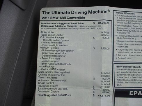 Used 2011 BMW 128i 128i 2dr Convertible image 93