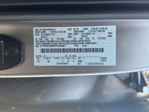 Used 2023 Ford F150 Lariat w/ Equipment Group 502A High AWD/4WD image 22