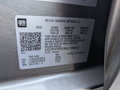 Used 2021 Chevrolet Silverado 1500 LT Trail Boss w/ Bed Protection Package image 37