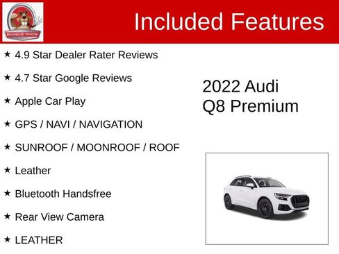 Used 2022 Audi Q8 Premium AWD/4WD image 4