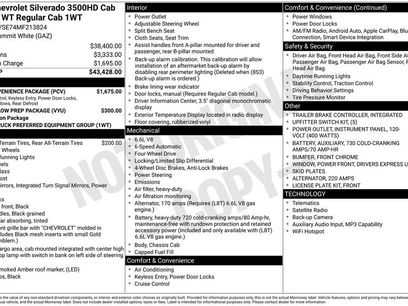 Used 2021 Chevrolet Silverado 3500 W/T w/ WT Convenience Package