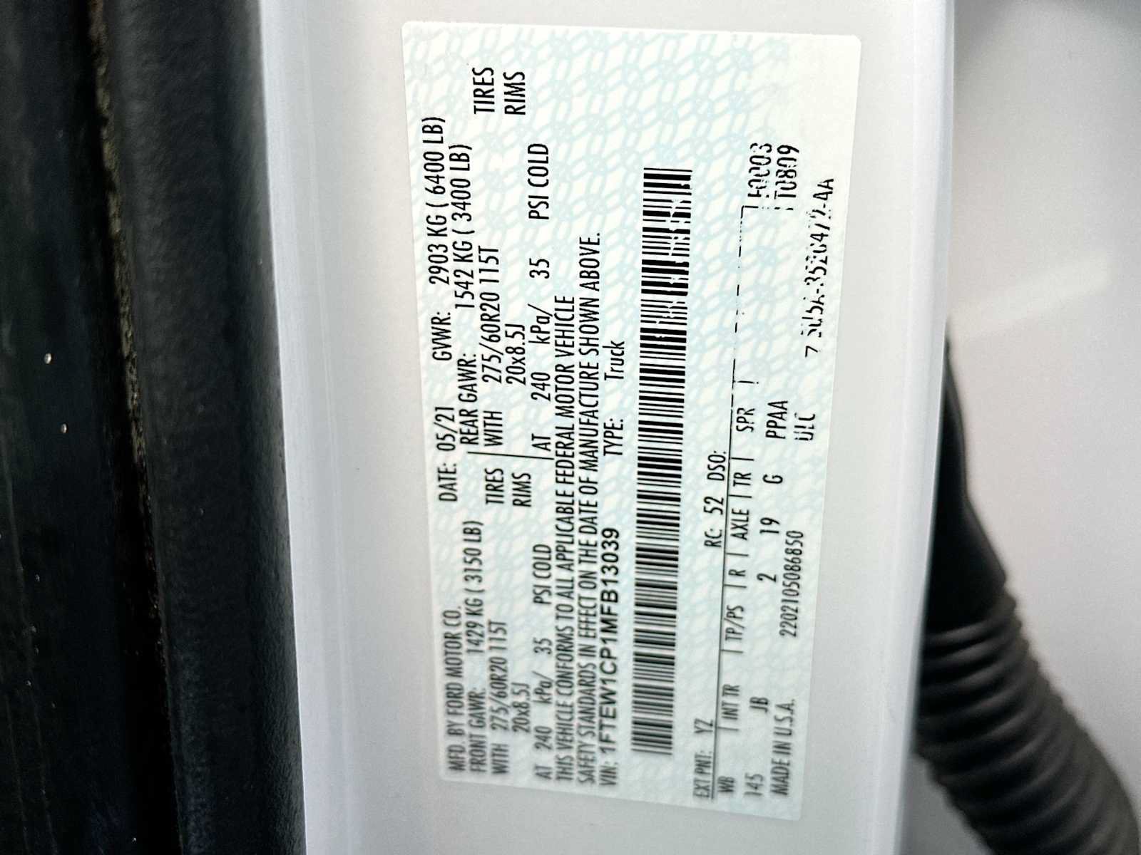 Used 2021 Ford F150 XL w/ STX Appearance Package RWD image 22