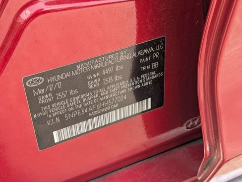 Used 2017 Hyundai Sonata Limited w/ Tech Package 03 FWD image 26