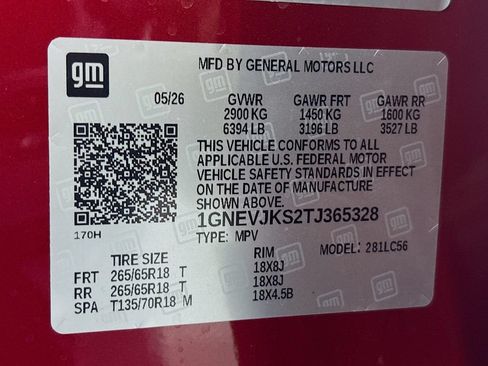 New 2026 Chevrolet Traverse Z71 w/ Enhanced Driving Package AWD/4WD image 34
