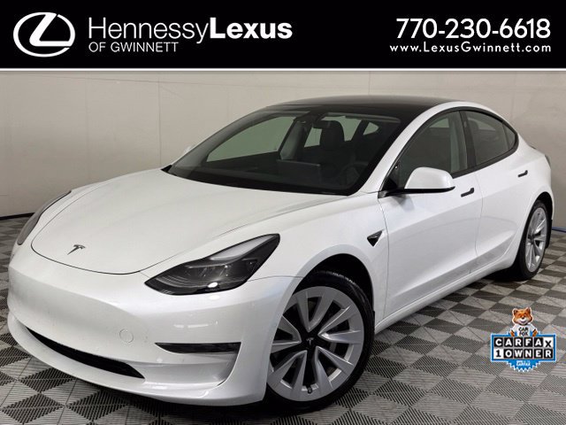 Used 2021 Tesla Model 3 Long Range AWD/4WD image 1