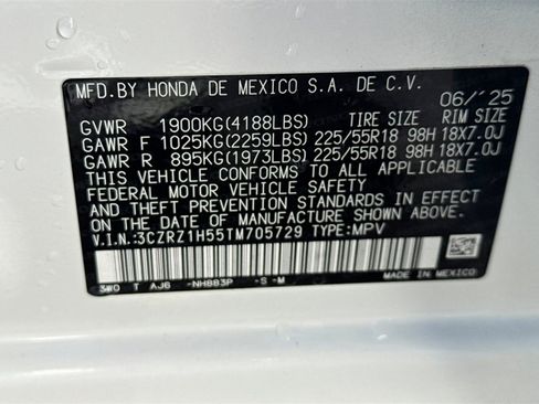 Certified 2026 Honda HR-V Sport image 36