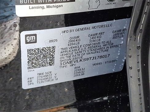 Certified 2026 Chevrolet Traverse RS w/ LPO, Floor Liner Package image 18