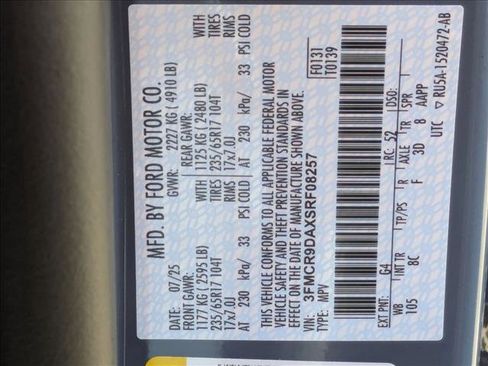 New 2025 Ford Bronco Sport Badlands w/ Sasquatch Badlands Package image 26