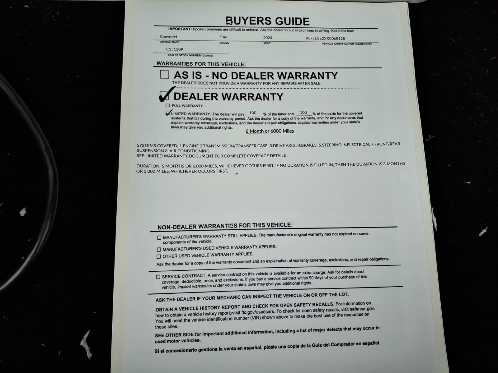 Used 2024 Chevrolet Trax RS w/ Driver Confidence Package FWD image 35