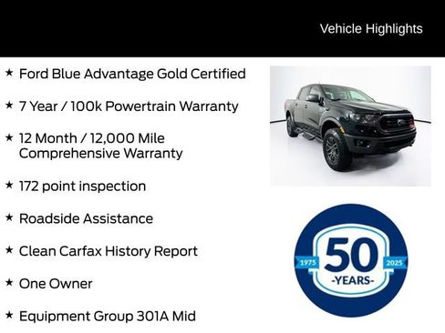 Certified 2023 Ford Ranger XLT w/ Tremor Off-Road Package AWD/4WD image 6