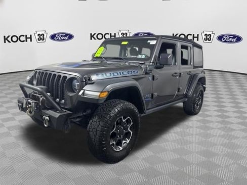 Used 2021 Jeep Wrangler Unlimited Rubicon 4xe w/ Cold Weather Group image 3
