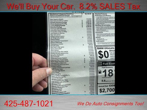 Used 2020 BMW X5 M50i w/ Executive Package AWD/4WD image 14