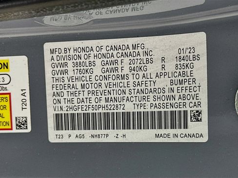 Used 2023 Honda Civic Sport image 29