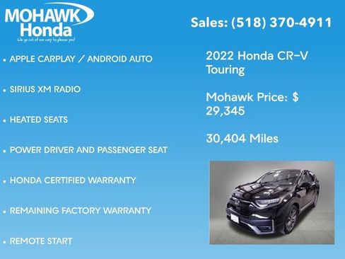 Certified 2022 Honda CR-V Touring image 16