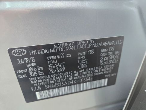 Used 2019 Hyundai Santa Fe SE FWD image 12