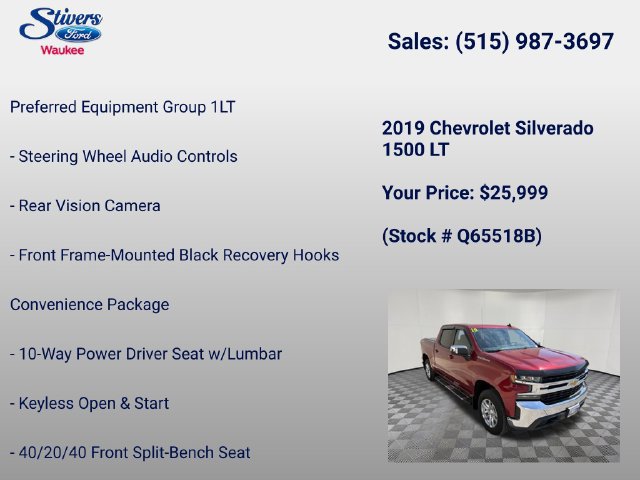 Used 2019 Chevrolet Silverado 1500 LT w/ All-Star Edition AWD/4WD image 28