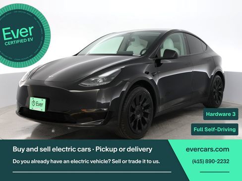 Used 2023 Tesla Model Y Long Range AWD/4WD image 1