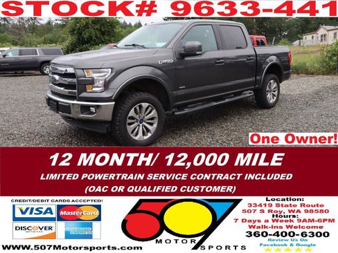 Used 2017 Ford F150 Lariat w/ Max Trailer Tow Package AWD/4WD image 2