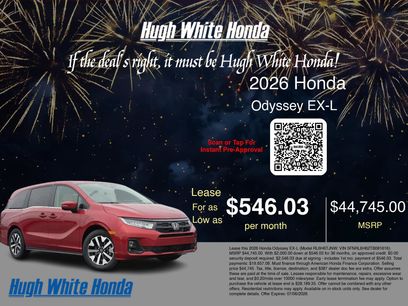 New 2026 Honda Odyssey EX-L