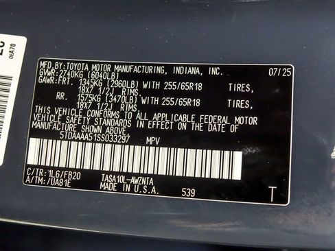 Certified 2025 Toyota Grand Highlander FWD image 29