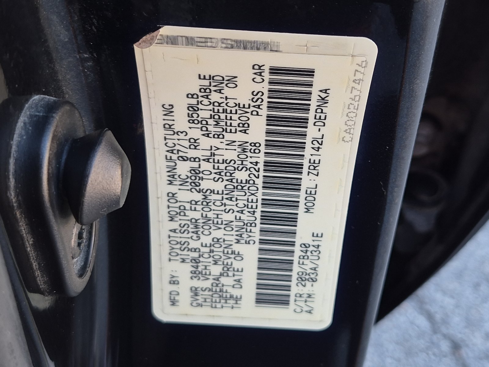 Used 2013 Toyota Corolla LE FWD image 22