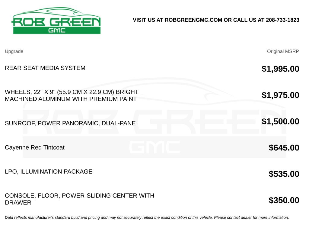 Used 2021 GMC Yukon Denali w/ LPO, Illumination Package AWD/4WD image 5