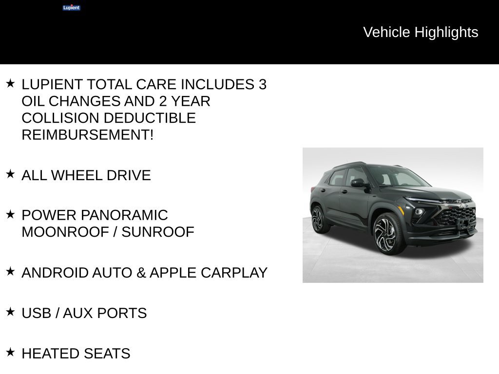 Used 2026 Chevrolet TrailBlazer RS w/ Convenience Package AWD/4WD image 7
