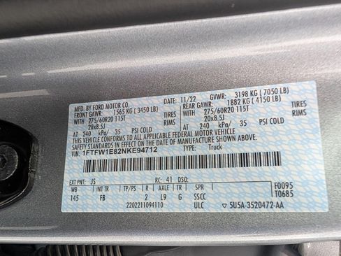 Used 2022 Ford F150 XLT w/ Equipment Group 302A High AWD/4WD image 27