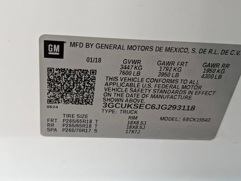 Used 2018 Chevrolet Silverado 1500 LTZ w/ Max Trailering Package AWD/4WD image 35