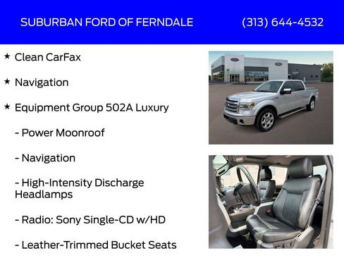 Used 2013 Ford F150 Lariat w/ Luxury Equipment Group AWD/4WD image 4