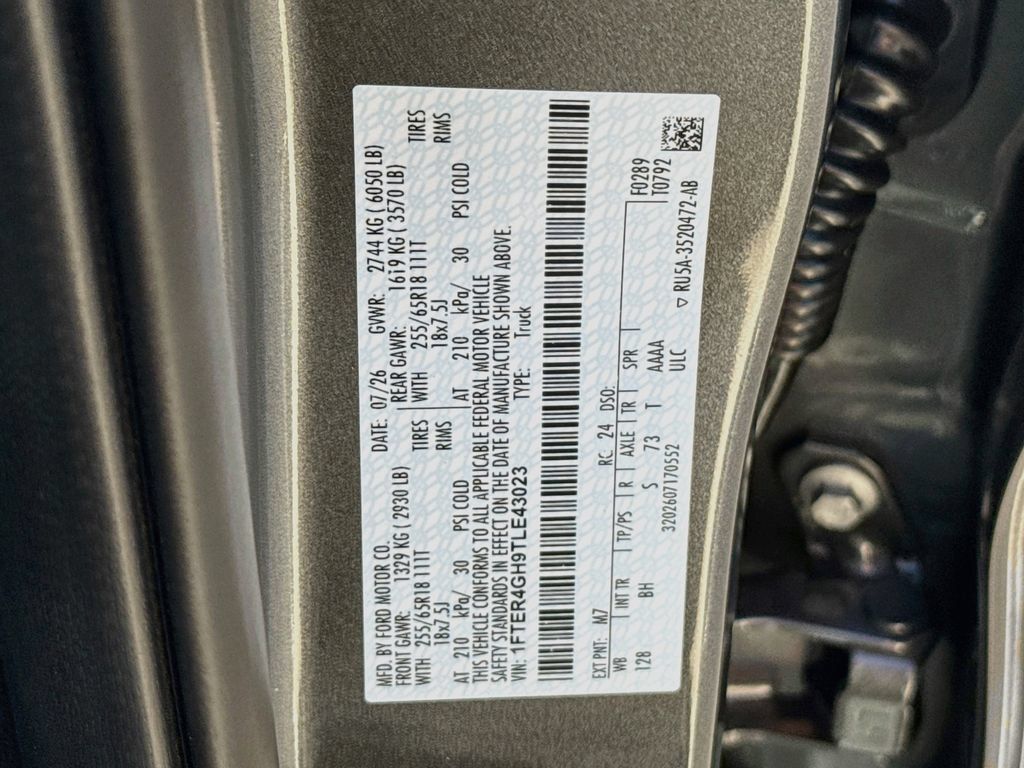 New 2026 Ford Ranger XLT w/ Black Appearance Package RWD image 29