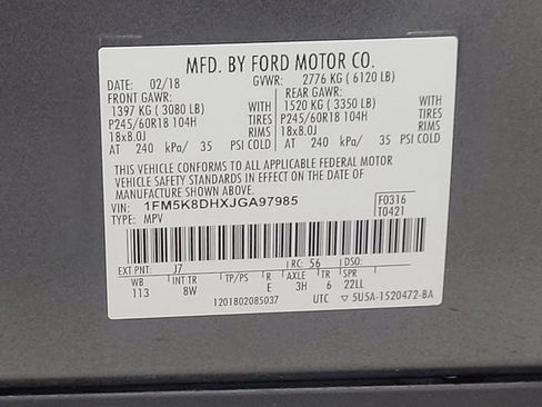 Used 2018 Ford Explorer XLT w/ Class II Trailer Tow Package image 33