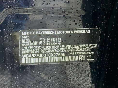 New 2026 BMW 530i xDrive w/ M Sport Package image 37